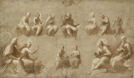 Christus und die Heiligen in Herrlichkeit